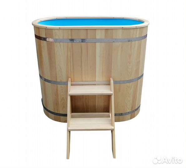 Купель овальная с композитной вставкой