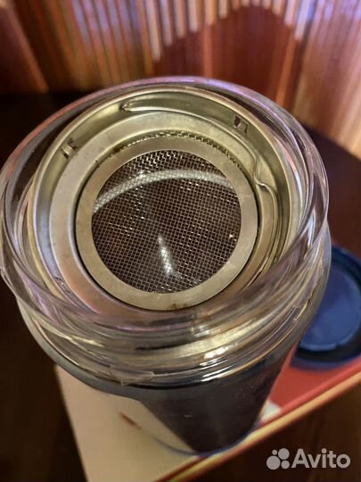 Стеклянная бутыль для заваривания чая