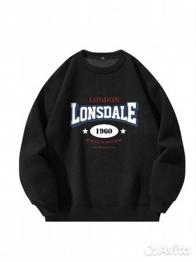 Свитшот lonsdale черный оригинал Poizon