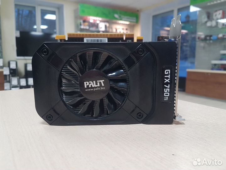 Видеокарта Palit GeForce GTX 750 Ti Не исправна