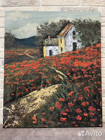 Картина «маковое поле»