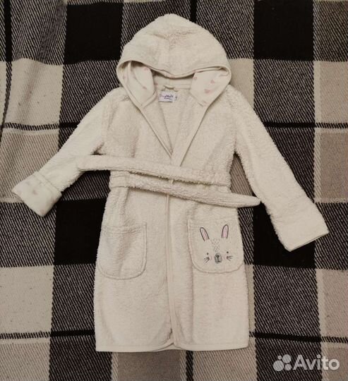 Детский махровый халат 110-116