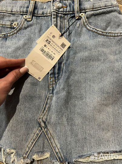 Джинсовая юбка zara