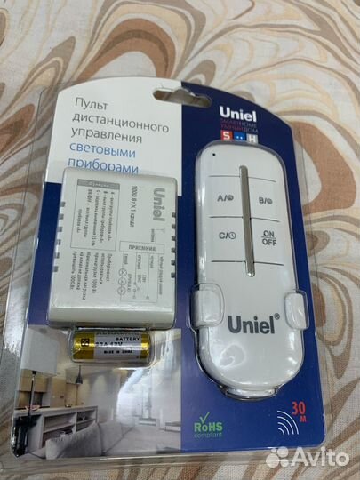 Пульт управления светом Uniel, 1 канал х 1000 Вт