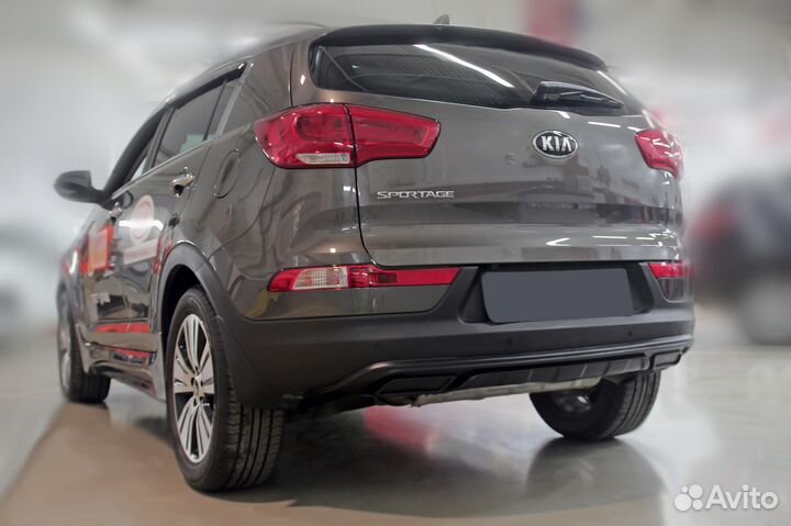 Накладка на бампер Kia Sportage 3 (10-15) RA