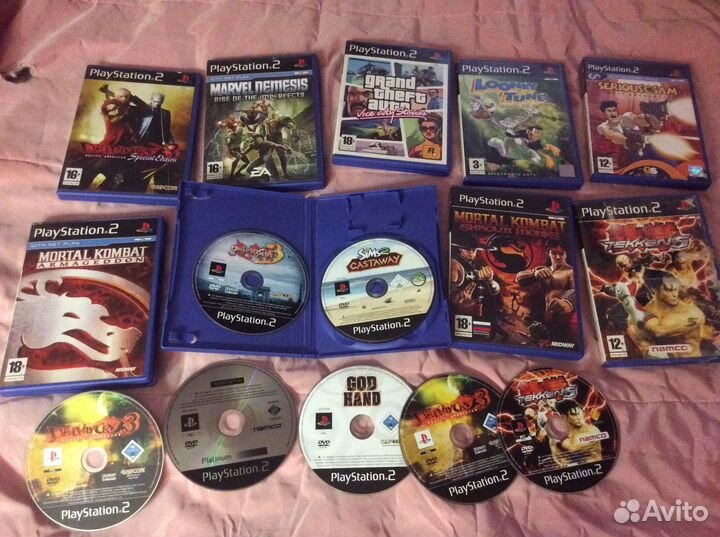 Игры для PlayStation 2 лицен б/у для коллекции