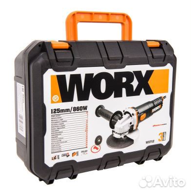 Угловая шлифмашина (болгарка) Worx WX712 220V