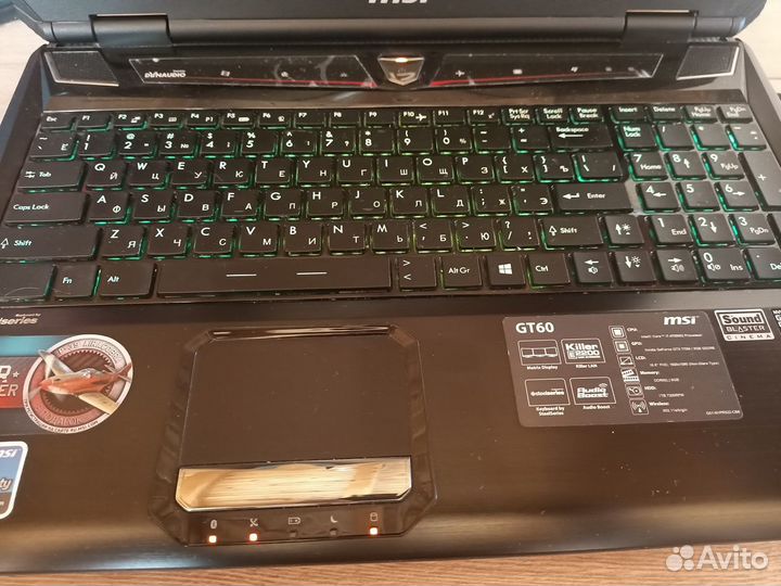 Ноутбук MSI-16F4 GT60 20C-242RU