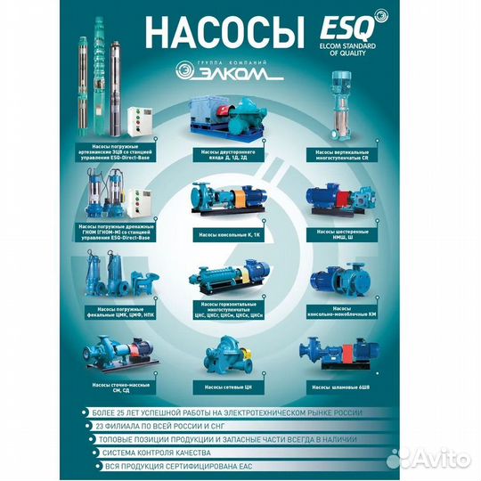 Дренажный насос гном-М 53-10-100/4-380