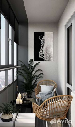 Интерьерная картина абстракция