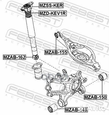 Опора задн амортизатора mazda CX-5 KE 2011-2012