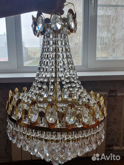 Хрустальная люстра СССР