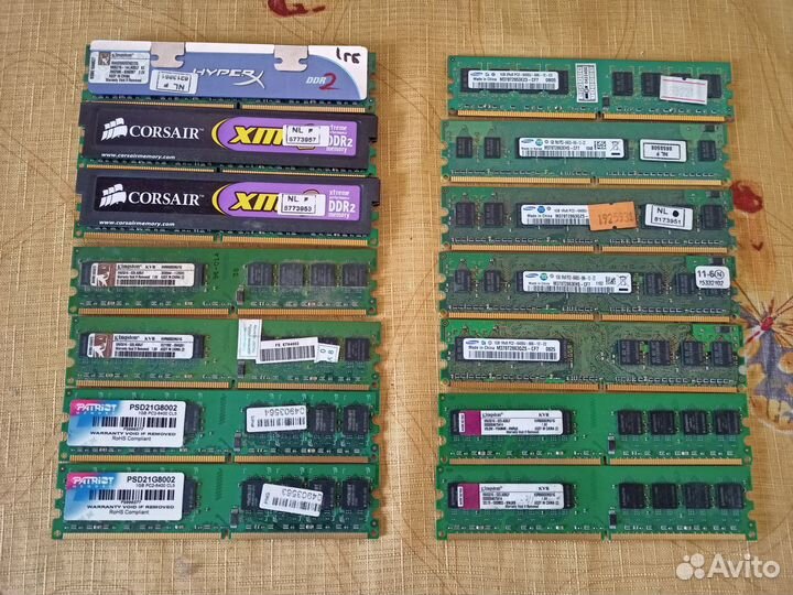 Оперативная память DDR, DDR2,DDR3
