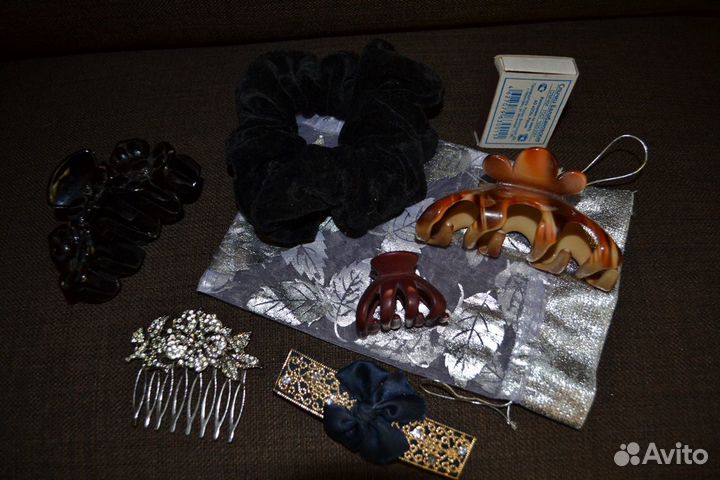 Гребешок для волос, крабики, заколка, резинка