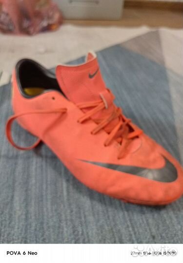 Бутсы nike mercurial