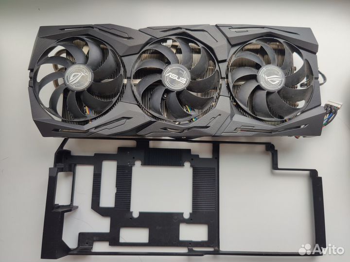 Охлаждение видеокарты asus RX 5700XT