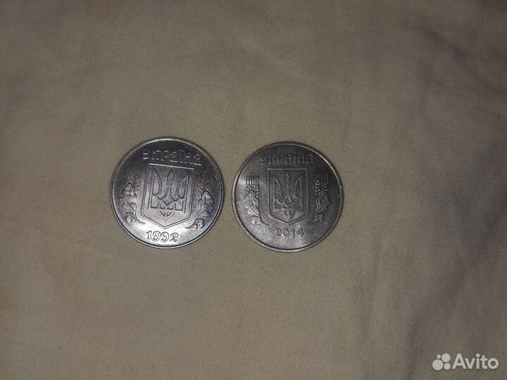 Монеты 5 Украинских копеек