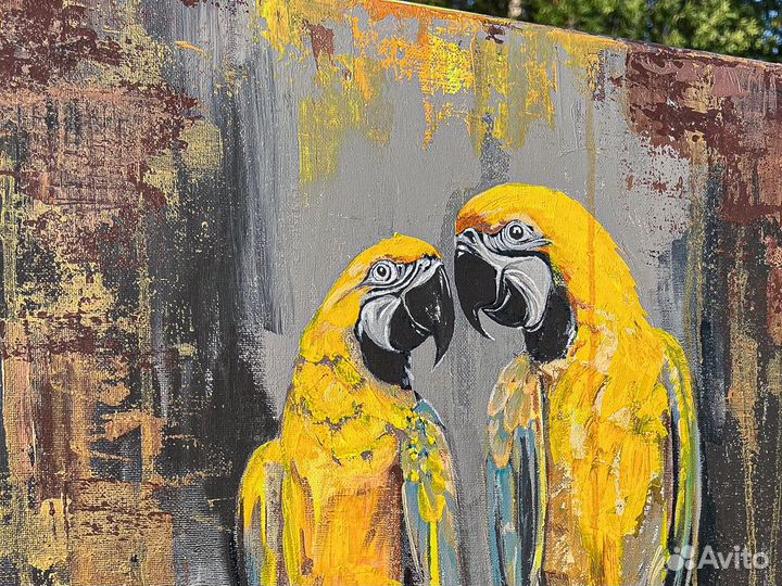 Картина «Связь сердец» — 40х50 см. Акрил, холст