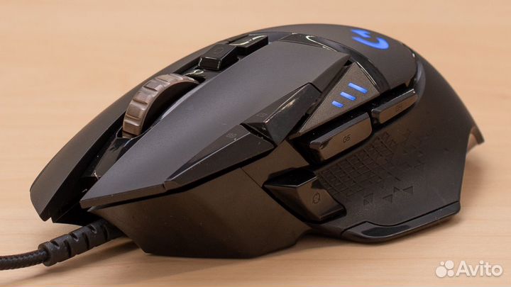 Мышь проводная Logitech G502 hero черная