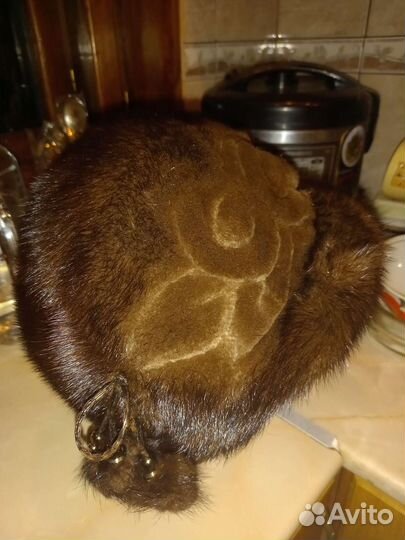 Шапка норковая женская 58 размер