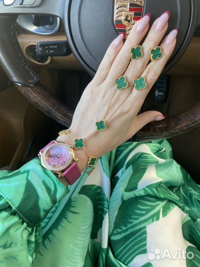 Van cleef серьги браслет подвеска