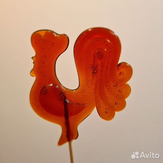 Большой леденец на палочке Петушок