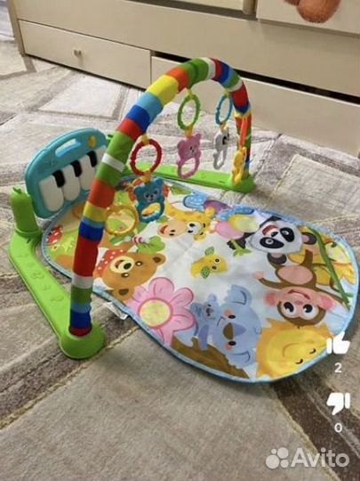 Игровой коврик с пианино