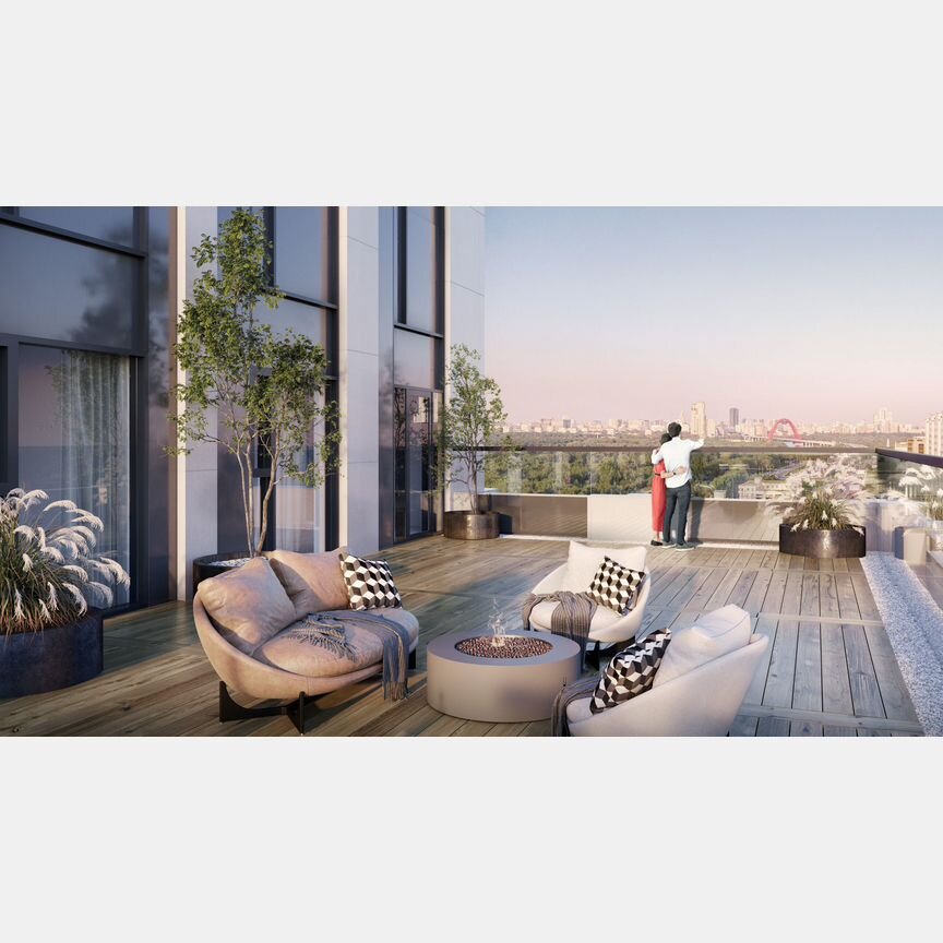 1-к. квартира, 59,1 м², 4/43 эт.