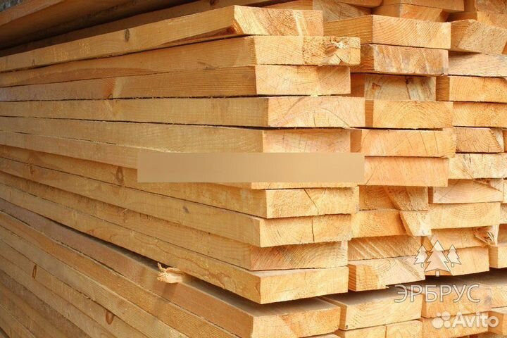 Доска обрезная 40х150х6000