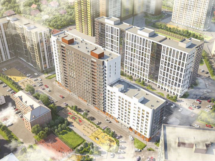 2-к. квартира, 59,7 м², 7/16 эт.