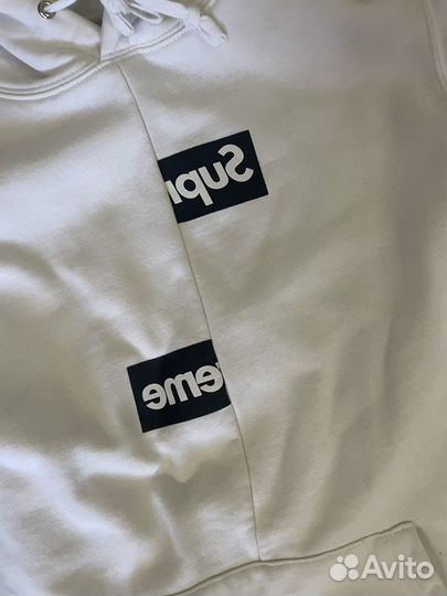 Худи supreme x comme des garcons