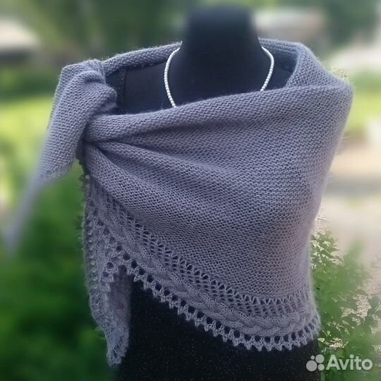 Шаль полушерстяная (новая) /платок шейный