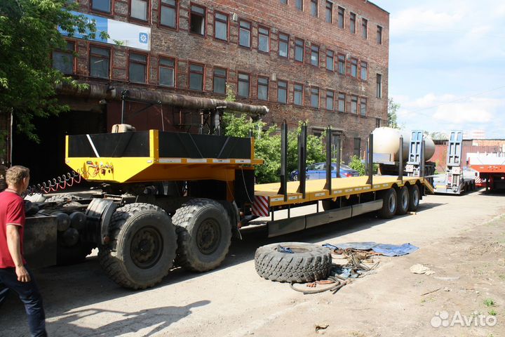 Полуприцеп трал (тяжеловоз) Авиком 98713-04 высокорамный, 2024