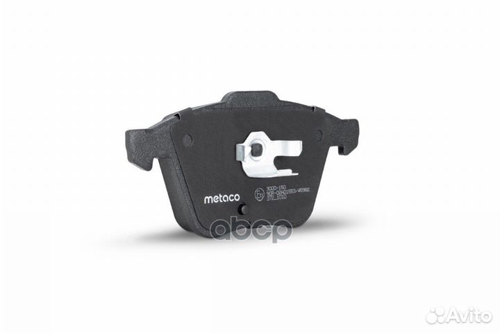 Колодки тормозные передние к-кт 3000150 metaco