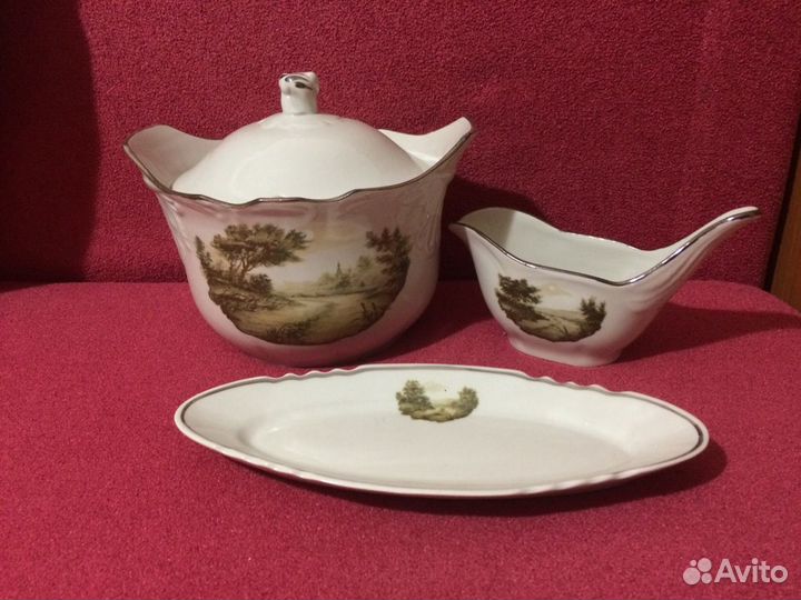 Супница, соусник, селедочница