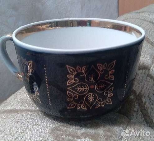 Сахарница/блюдца/чашки Кобальт Винтаж СССР