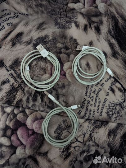 Провода iPhone lighting usb a
