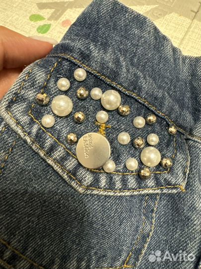 Бриджи джинсовые для девочки 122 размер