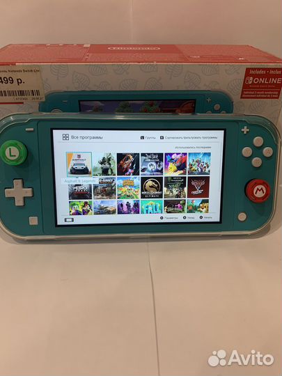 Nintendo switch lite с играми