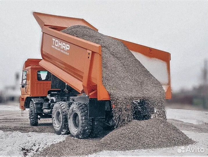 Песок, щебень, гравий доставка