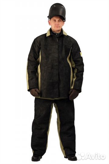 Костюм сварщика летний брезент со спилком