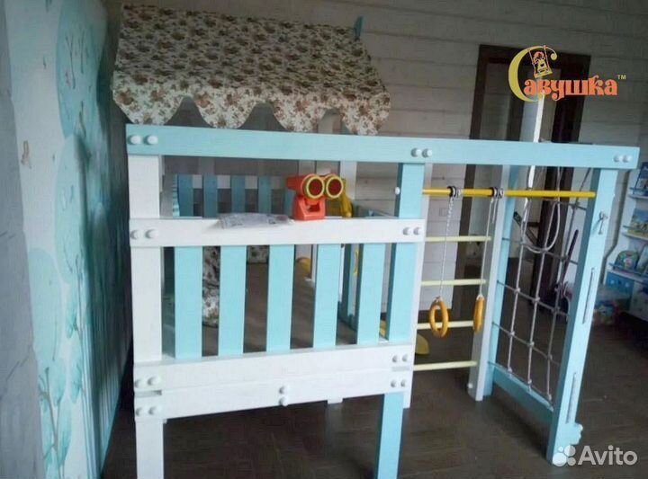 Игровой комплекс домик горка в квартиру