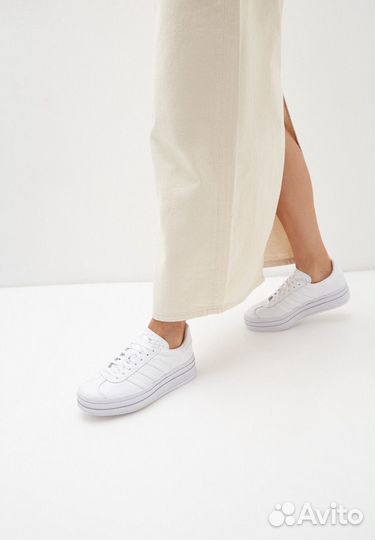 Кеды Adidas Gazelle Bold 'Cloud White