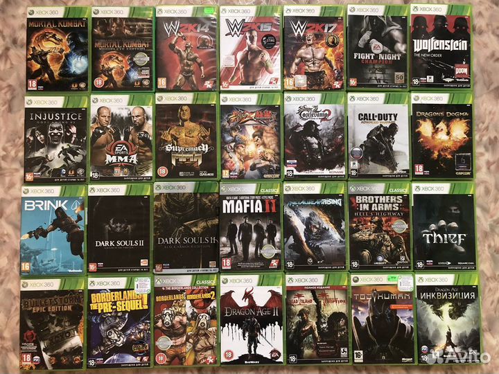 Лицензионные игры Xbox 360