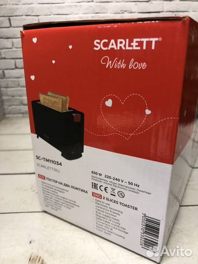 Тостер scarlett SC-TM11034