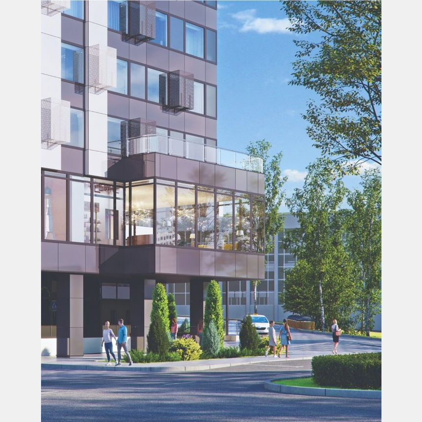 1-к. апартаменты, 39,1 м², 10/30 эт.