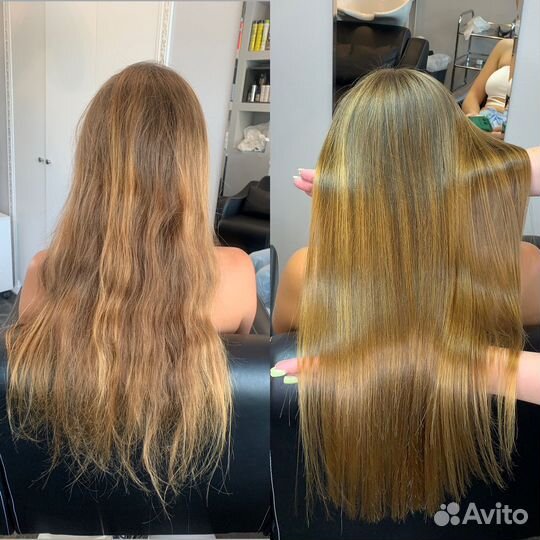 Кератиновое выпрямление