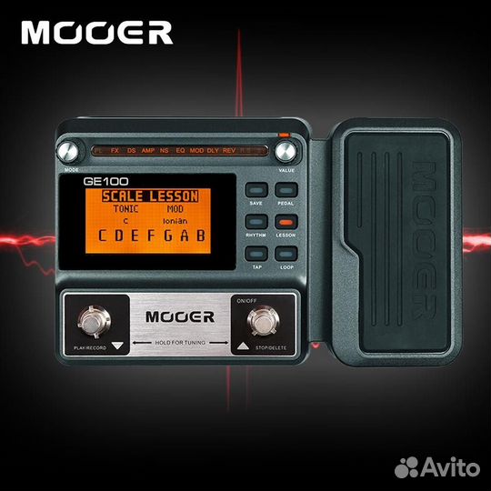 Mooer GE100 гитарный процессор эффектов