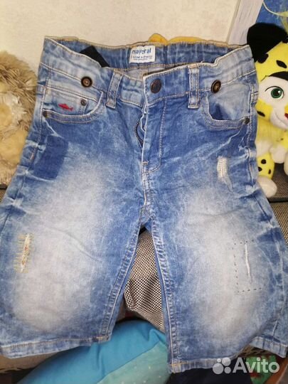 Джинсовые шорты (бриджи) Mayoral 128