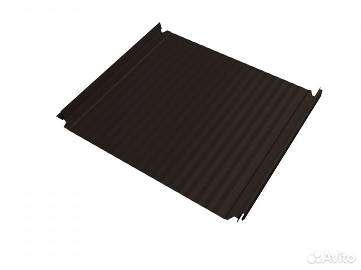 Кликфальц Double Pro Gofr Grand Line 0,5 Atlas X с пленкой на замках RR 32 темно-коричневый